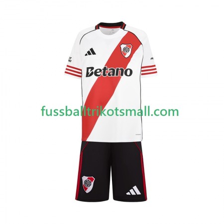 Fußballtrikots CA River Plate Kinder 2025-2026 Kurzarm Heimtrikotsatz kaufen